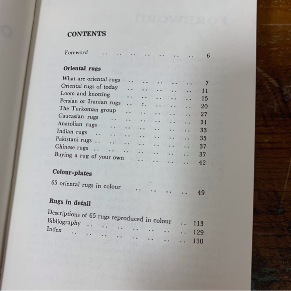 Vintage Accents Oriental Rugs In Colour By Preben Liebetrau 962